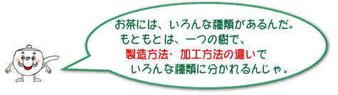 日本茶の種類