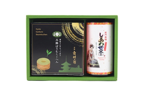玉露ばうむくーへん しあわせ茶 詰合せ