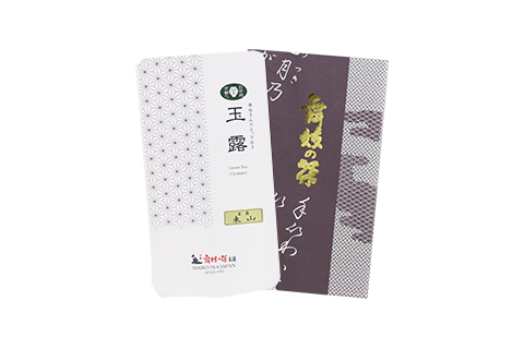 玉露 東山の茶葉